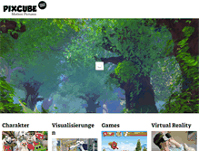 Tablet Screenshot of pixcube.com
